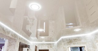 Натяжной ПВХ потолок Шебекино, цена от 2089 руб.