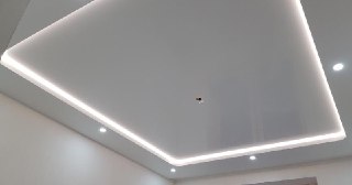 Светодиодные натяжные потолки Шебекино, цена от 1536 руб.